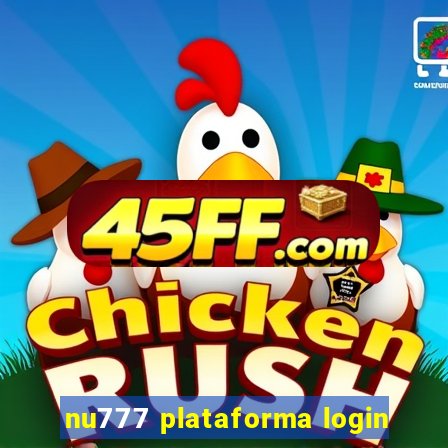 nu777 plataforma login